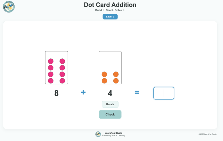 Dot Card Addition
